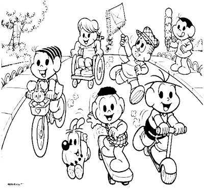 Desenhos para colorir Dia das Crianças